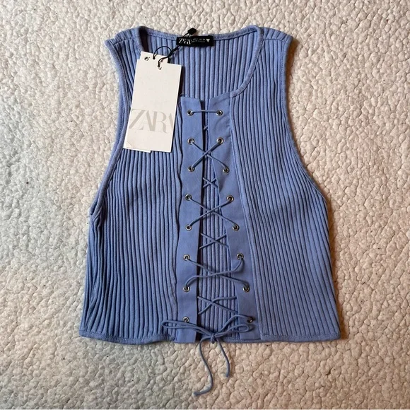 ZARA - Ribbed Top - Picture 5 of 6